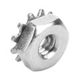 thumbnail image 1 of Toothed Nut,100Pcs Toothed Nut Steel Industrial Robot Parts Nut Top-Notch Performance, 1 of 9