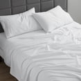 thumbnail image 2 of Nestl Full XL Sheet Set, 1800 Series Microfiber Deep Pocket 4 Piece Bed Sheet Set, 2 of 8