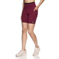 thumbnail image 1 of Reebok Women's Flex Highrise Compression Shorts with pockets, 1 of 4