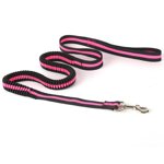 Yeacher Noctilucent Elastic Adjustable Retractable Rope Dog Running Leash Shock Absorbing Restraints Durable for Pet Vest