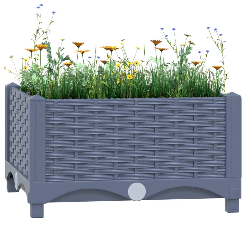 vidaXL Lit Surélevé 40x40x23 cm Polypropylène