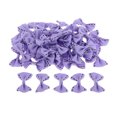 thumbnail image 3 of VONKY 50 Pieces Cute Satin BOW Ribbon Applique Embellishments Light Purple, 3 of 8