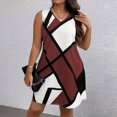 thumbnail image 1 of Ovzne Robes d'Été pour Femmes Robe pour Femme T-Shirt Imprimé de Pâques pour Femme Col Rond Haut à Manches Courtes Robe d'Été Imprimée Liquidation, 1 of 7