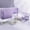 Purple#3, variant on MTBLYS Rotary Stapler 360 Degree Rotating Transparent Gradient Portable Mini Handheld with 400 Staples 8 Binding Directions Office Home Use