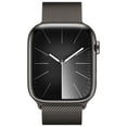 thumbnail image 2 of Restored Apple Watch Series 9 GPS + Cellular 45mm Graphite Stainless Steel Case with Graphite Milanese Loop - Refurbished Good, 2 of 6