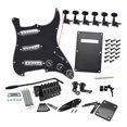 thumbnail image 1 of MERIGLARE Kits de Guitare Électrique DIY Portables Rétro Multifonctions Plaque Arrière Accessoires Noir A, 1 of 9