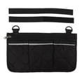 thumbnail image 2 of Sac de Rangement pour Fauteuil Roulant Couleur Noire, Sac de Rangement pour Accoudoir de Fauteuil Roulant pour Scooter de Mobilité Cadre de Marche, 2 of 7