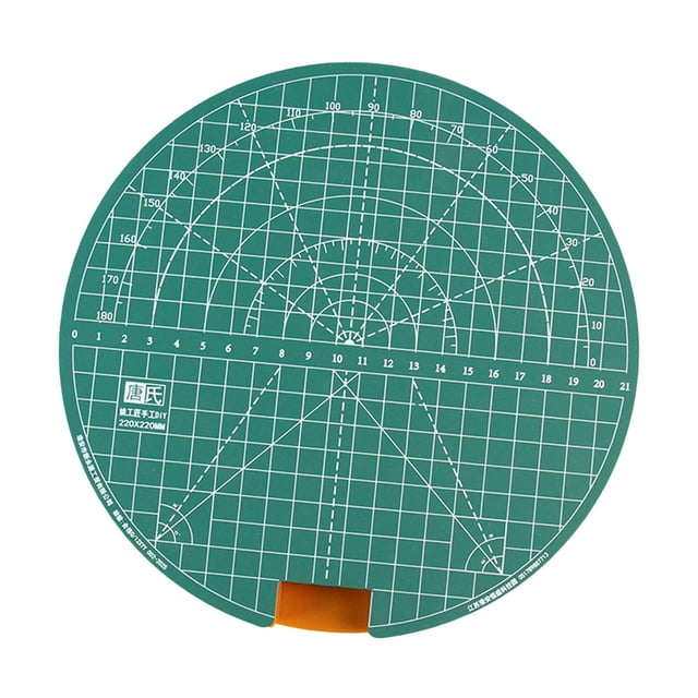 DYNWAVECA Raquette de Tennis de Table Plateforme de Coupe en Caoutchouc Tapis de Travail Compact Établi Rond Bakélite Rotatif