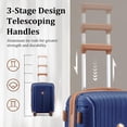 thumbnail image 3 of Joyway Ensemble de Bagages 5 Pcs : Valise Rigide Légère avec Serrure TSA et Roulettes Multidirectionnelles, 3 of 7
