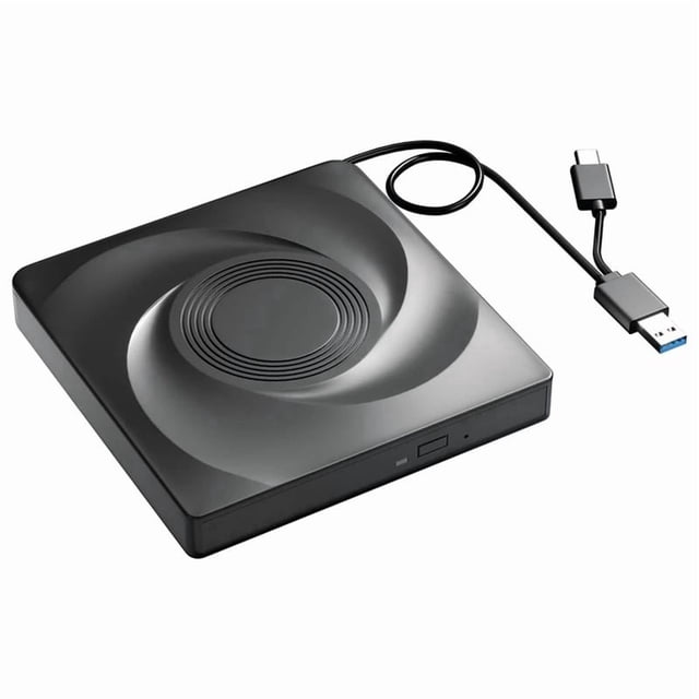 External CD/DVD Drive Burner, CD ROM DVD Player Portable CD Reader for Laptop PC 11/10/7 ,Widely Use