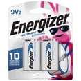 thumbnail image 1 of Energizer Lithium 9V Batteries (2 Pack), Lithium 9 Volt Batteries, 1 of 9