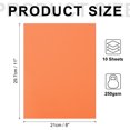thumbnail image 2 of 10 Sheets Neon Paper 8"x11" 250gsm Fluorescent Bright Cardstock,Dark Orange, 2 of 6