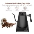 thumbnail image 4 of Electric Gooseneck Kettle Temperature Control Pour-Over Kettle for Coffee and Tea 1.0L Silent 1-24H Keep Warm Stainless Steel LCD Display 1200W Quick Heating Hot Water Boiler, 4 of 7