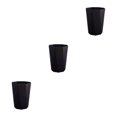 thumbnail image 2 of relayinert Versatile Trash Can For Bedroom - Neat Look All Home Decoration Matchable Black L 3Set, 2 of 6