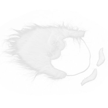 Barbe Blanche Factice, Barbe de Noël Halloween Barbe de Noël Barbe Drôle de Père Noël pour Fête d'Anniversaire Fête Costumée, Halloween, Noël