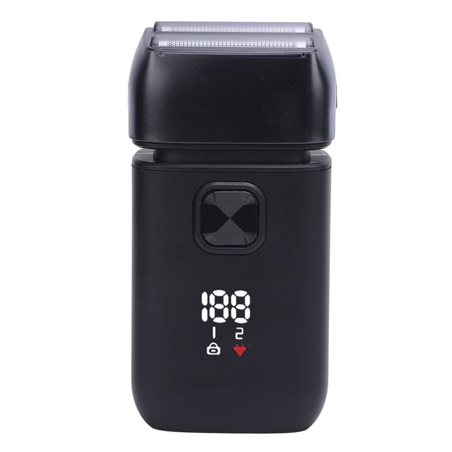 Foil Beard Trimmer, Professional Easy To Use Child Lock Reciprocating Beard Trimmer for Men