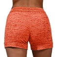 thumbnail image 4 of Swstbby Summer Savings Clearance 2025! Womens Summer Shorts Plus Size, Spring Summer Solid Color Pockets Yoga Drawstring Outwear Sports Shorts for Women Red S, 4 of 5