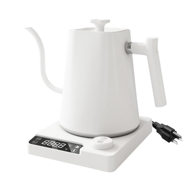 Tnarru Electric Gooseneck Kettle Pour over Coffee Kettle Versatile Stainless Steel Electric Tea Pot for Kitchen Restaurant Tea House