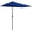 Bleu Foncé, variante sur Outsunny Parasol Demi-Parasol Extérieur de Balcon 8 Pi Noir