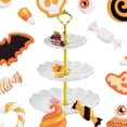 thumbnail image 4 of EGNMCR Multi-layer Candy Plate Wedding Ktv Living Room Creative Fruit Plate Dry Fruit Plate Refreshment Plate Three-layer Fruit Plate,, 4 of 6