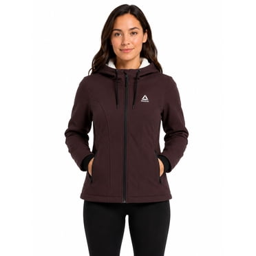 Reebok Women's Softshell Jacket with Sherpa-lined Hood, Sizes XS-XXL