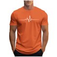 thumbnail image 1 of Plebaso T-shirt Graphique pour Hommes Été Manches Courtes T-Shirts Col Rond Chemises Décontractées Hauts de Plage Imprimés pour Hommes, 1 of 5
