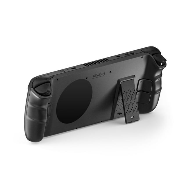 MesaSe Game Host Soft Cover Console Protective Case for Steam Deck (Black Shell)