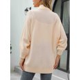 thumbnail image 2 of Charmo Cardigan en Tricot à devant Ouvert pour Femmes, Coupe Ample, Manches Longues, Manteau, 2 of 5