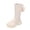 Beige, variant on Yammkia Cowboy Boots for Girls Girls Cowgirl Boots Unisex-Child Mid Calf Glitter Toddler Cowboy Boot Little Big Kids Western Riding Shoes Size 2 (Beige,Big Kids 2)