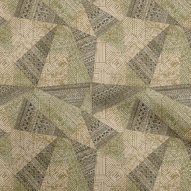oneOone Georgette Viscose Green Fabric Abstracts Sewing Material Print Fabric By The Yard 42 Inch Wide