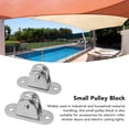 thumbnail image 4 of Stainless Steel Small Pulley Block Silent Pulley for DIY Equipment Wire Rope Rail Sliding Gate, Effortless , Noiseless, 176 Lb Load Capacity, 4 of 8