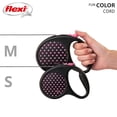 thumbnail image 4 of Flexi FUN Dots Small Retractable Dog Leash, Pink, 5m/16ft, 4 of 9