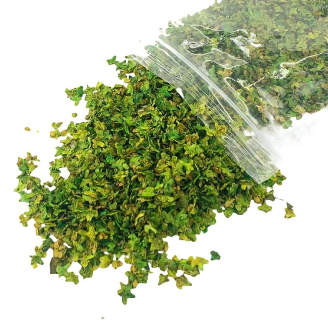 Milaget Micro Landscape Leaves Building Material Railway Layout for Fairy Garden Green B 33ml green