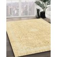 thumbnail image 2 of Ahgly Company Tapis d'Intérieur Ronds Abstraits Soleil Jaune Tapis de Zone Abstraits, 8 Pieds Rond, 2 of 6