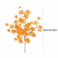 thumbnail image 3 of EGNMCR Halloween Decorations, Thanksgiving Decorations 1 PCS Fall Decor Artificial Silk Maple Leaves Branches Set 35.43 Inch Fall Stems Faux Maple Leaves For Wedding Bouquet Table Maple Leaf Bunch, 3 of 6