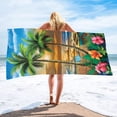 thumbnail image 1 of Dvkptbk Beach Towel Summer Beach Slippers Beach Towel Microfiber Double-sided Velvet Beach Towel Swimming Towel Versatile Beach Towel Beach Essentials on Clearance, 1 of 6