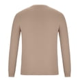 thumbnail image 4 of cfhntfmh Sweaters for Men Soft Crewneck Basic Thermal Shirts Comfy Long Sleeve Knitted Pullover Sweaters Fall Winter Loungewear, 4 of 6