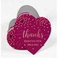 thumbnail image 3 of Inkdotpot Real Rose Gold Foil Thanks From The New Wedding Tags Favor Hang Paper Tags 100 Pieces, 3 of 6