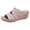Pink, variant on Pisexur Women's Wedge Sandals with Arch Support, Embroidered Fish Mouth Comfort Platforms Slippers for Women Indoor And Outdoor Summer Casual Walking Shoes Dressy Footwear