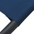 thumbnail image 5 of vidaXL Outdoor Lounge Bed with Canopy and Pillows Blue, 5 of 5
