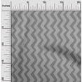 thumbnail image 2 of oneOone Viscose Jersey Gray Fabric Chevron Sewing Material Print Fabric By The Yard 60 Inch Wide, 2 of 5