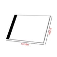 thumbnail image 2 of ddioayh Clearance Portable A4/A5 Tracing LED Copy Board Light Box Light Pad USB Power Copy Drawing Board Tracing Light Board For Artists Designing Animation Sketching, 2 of 4