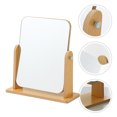 thumbnail image 4 of MasteelfCA Tabletop Mirror Wooden Rotating Makeup Mirror Angle Adjustable Stand Mirror, 4 of 8