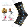 thumbnail image 2 of Brand Sale! Compression Foot Sleeves Plantar Fasciitis Socks Compression Foot Sleeves Ankle Arch Support Socks for Everyday Use with Arch Support Plantar Fasciitis Socks for Unisex, 2 of 5