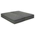 thumbnail image 1 of Lexicon Homelegance Bedding Fabric Split EK Gel Memory Hybrid Mattress in Gray, 1 of 8