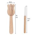 thumbnail image 3 of GUOOL Knitting Fork Braiding Tool Lightweight Three dimensional Knitting Fork Set for, 3 of 3