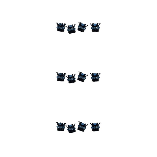 Thinsony 4pieces Durable Valve Caps For Wide Range Of Uses Delicate And Fashionable black blue 3Set