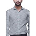 thumbnail image 4 of BESTMAN Printed Formal Shirts For Men Spread Collar Cotton Shirt, 4 of 5