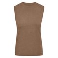 thumbnail image 4 of Débardeurs pour Femmes Mode Femmes Décontracté Sans Manches Col Rond Dames Hauts Unis Chemisiers Camisole Débardeur Femmes Chemisiers et Hauts Mode Débardeur Chemisiers pour Femmes, 4 of 7