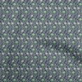 thumbnail image 1 of oneOone Polyester Spandex Blue Fabric Floral Craft Projects Decor Fabric Printed By The Yard 56 Inch Wide, 1 of 5